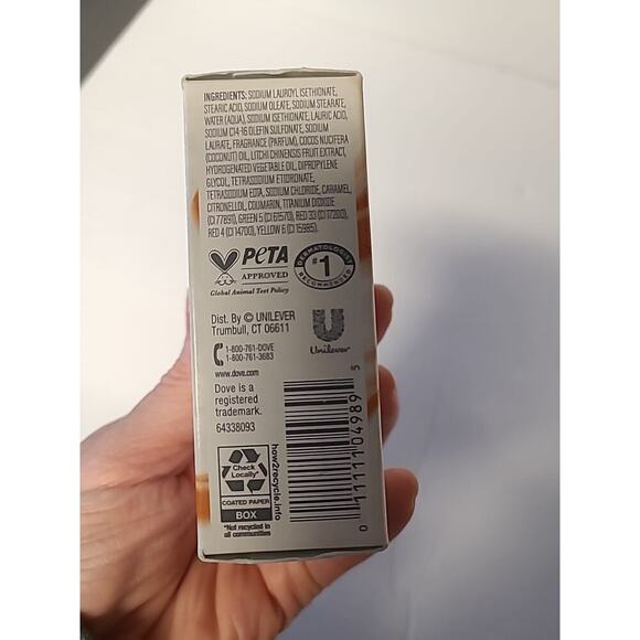 Dove Beauty Plant Based Bar Soap Coconut Milk & Sugar Lychee 5 oz NEW - Picture 5 of 7